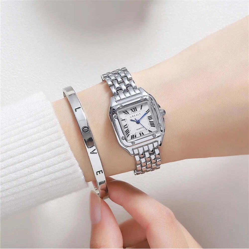 Silver Watch Stainless Steel Jewelry Accessory
